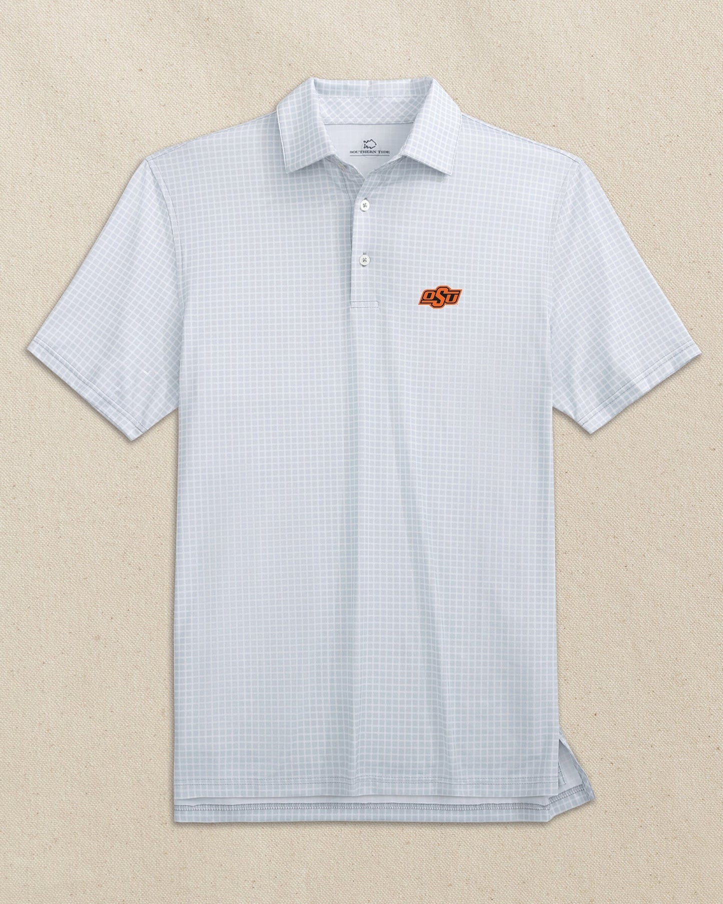 Oklahoma State Cowboys Driver Dunes Edge Plaid Polo